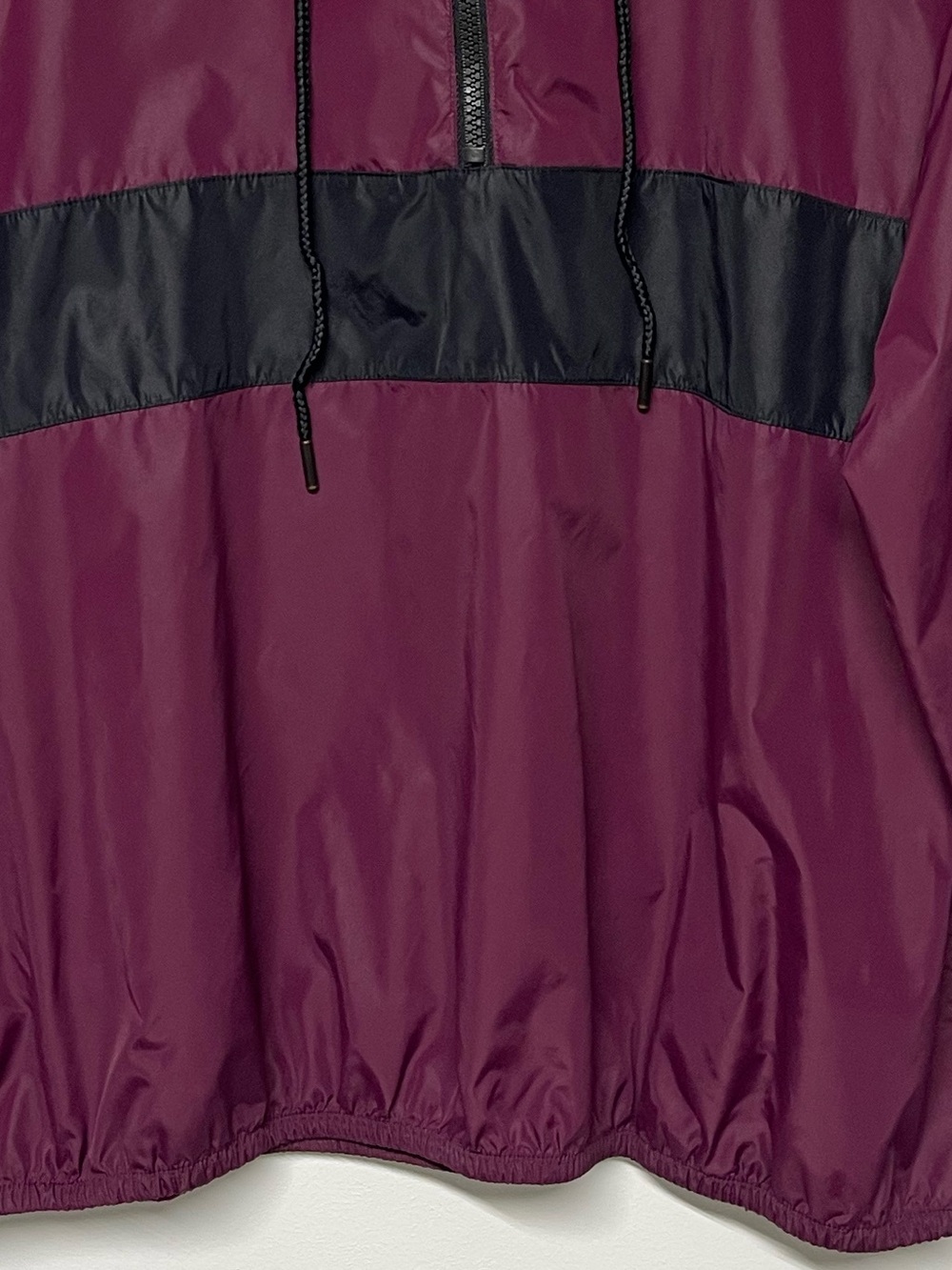 PINK Victoria's Secret 2014 Maroon and Black Utility Anorak Women’s XS Small - Picture 5 of 7
